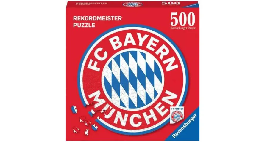 Ravensburger Puzzle - FC Bayern Logo, 500 Teile