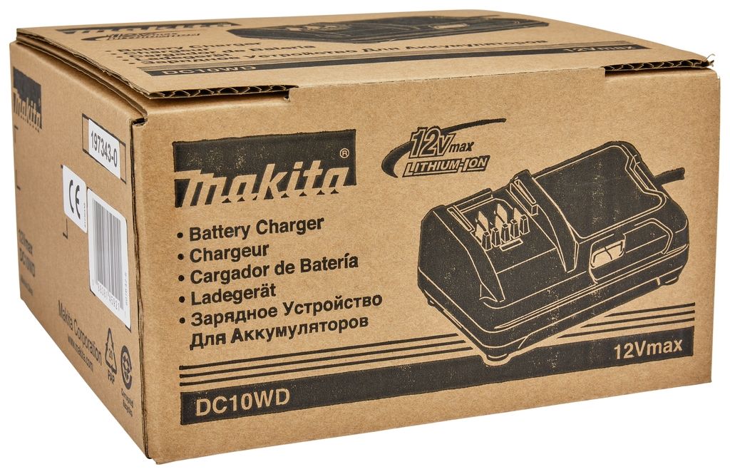 Makita Accessories 197343-0 Ładowarka standardowa CXT DC10WD 12 V Max
