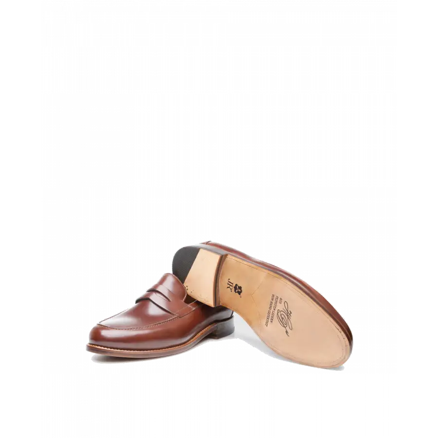Heinrich Dinkelacker - Loafer WIEN PLAIN AC Antikcalf - braun
