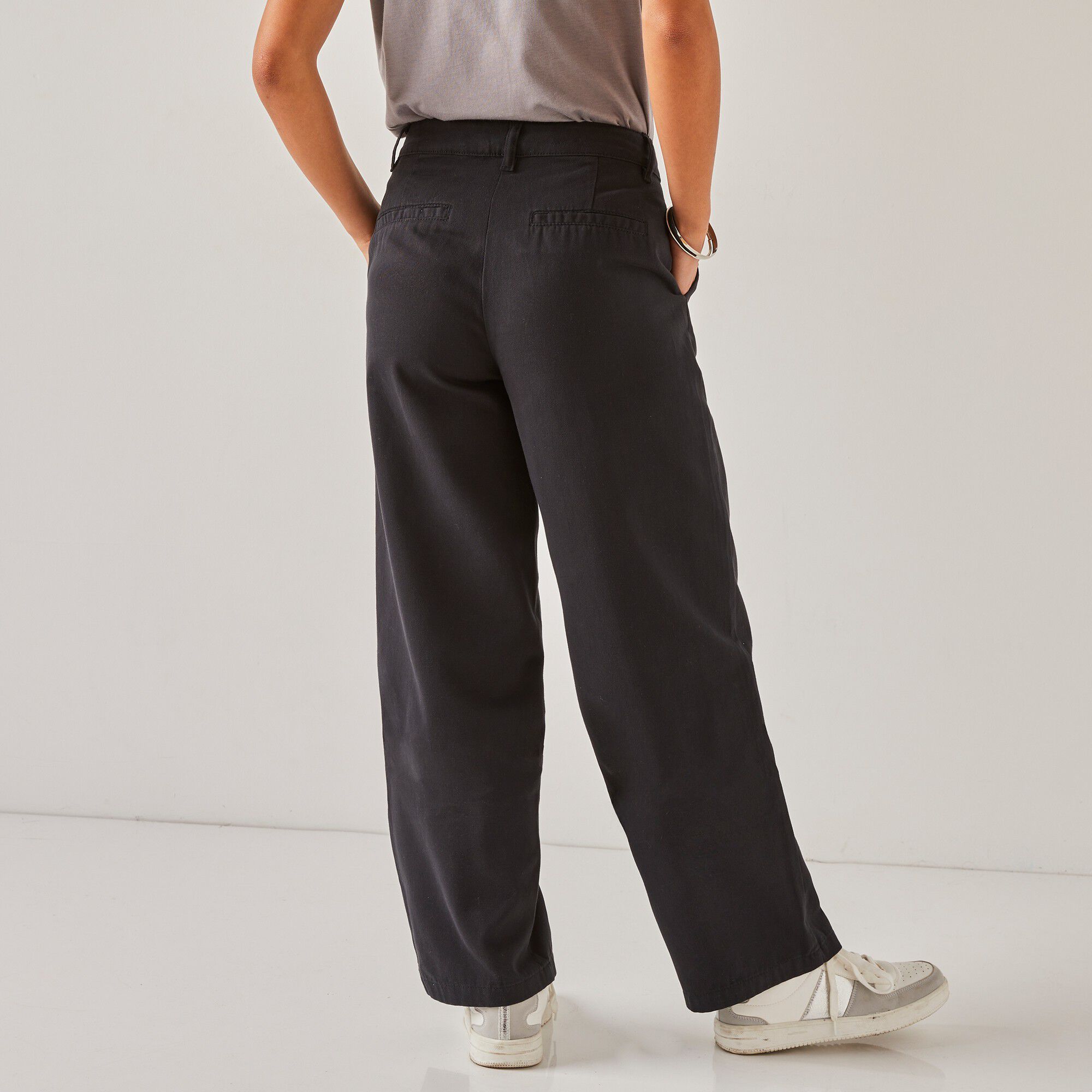 Pantalon droit large, spéciale petites
