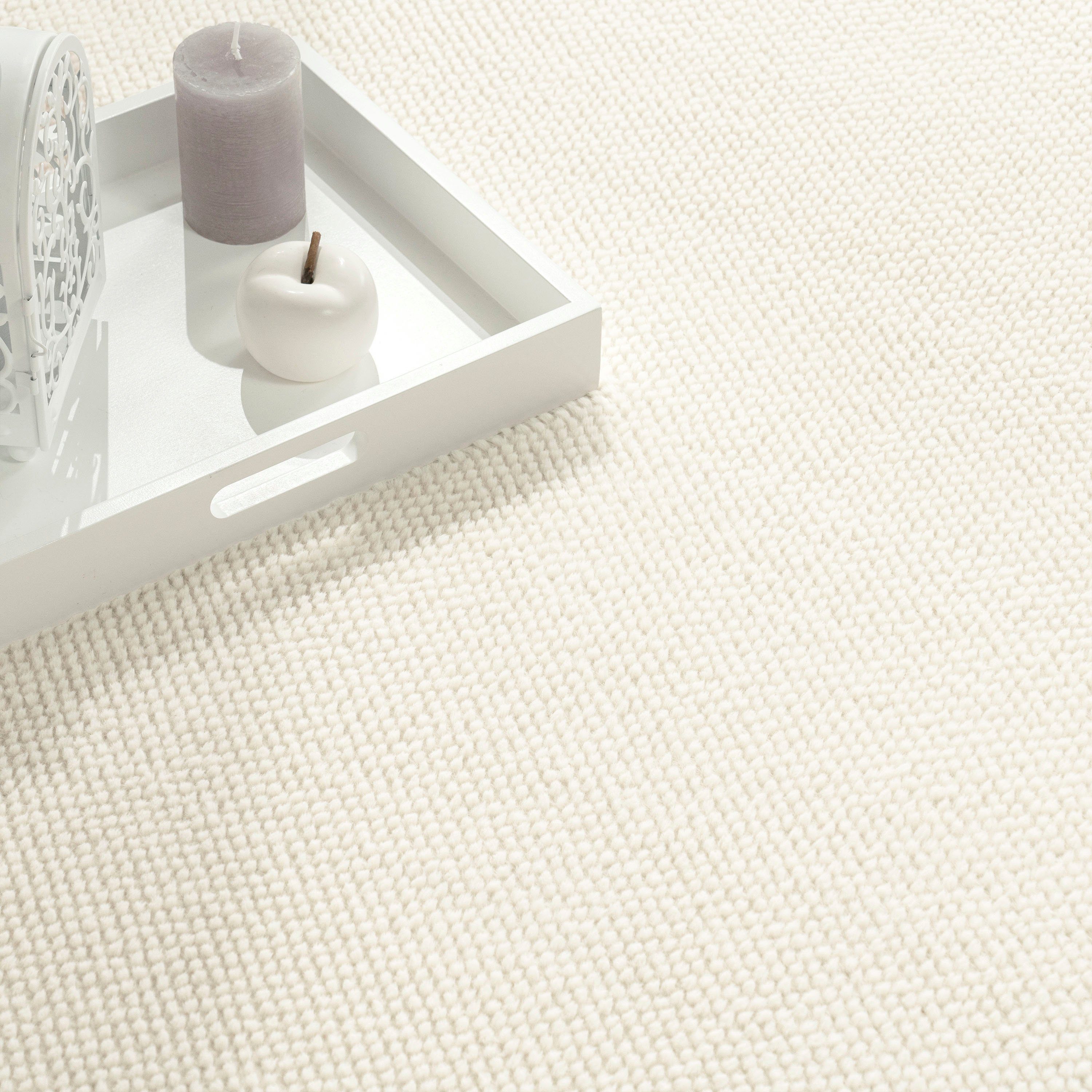 Teppich Sevilla 521, Paco Home, rechteckig, Höhe: 16 mm, Kurzflor, Uni Farben, weich & kuschelig, Hoch-Tief Effekt, Wohnzimmer