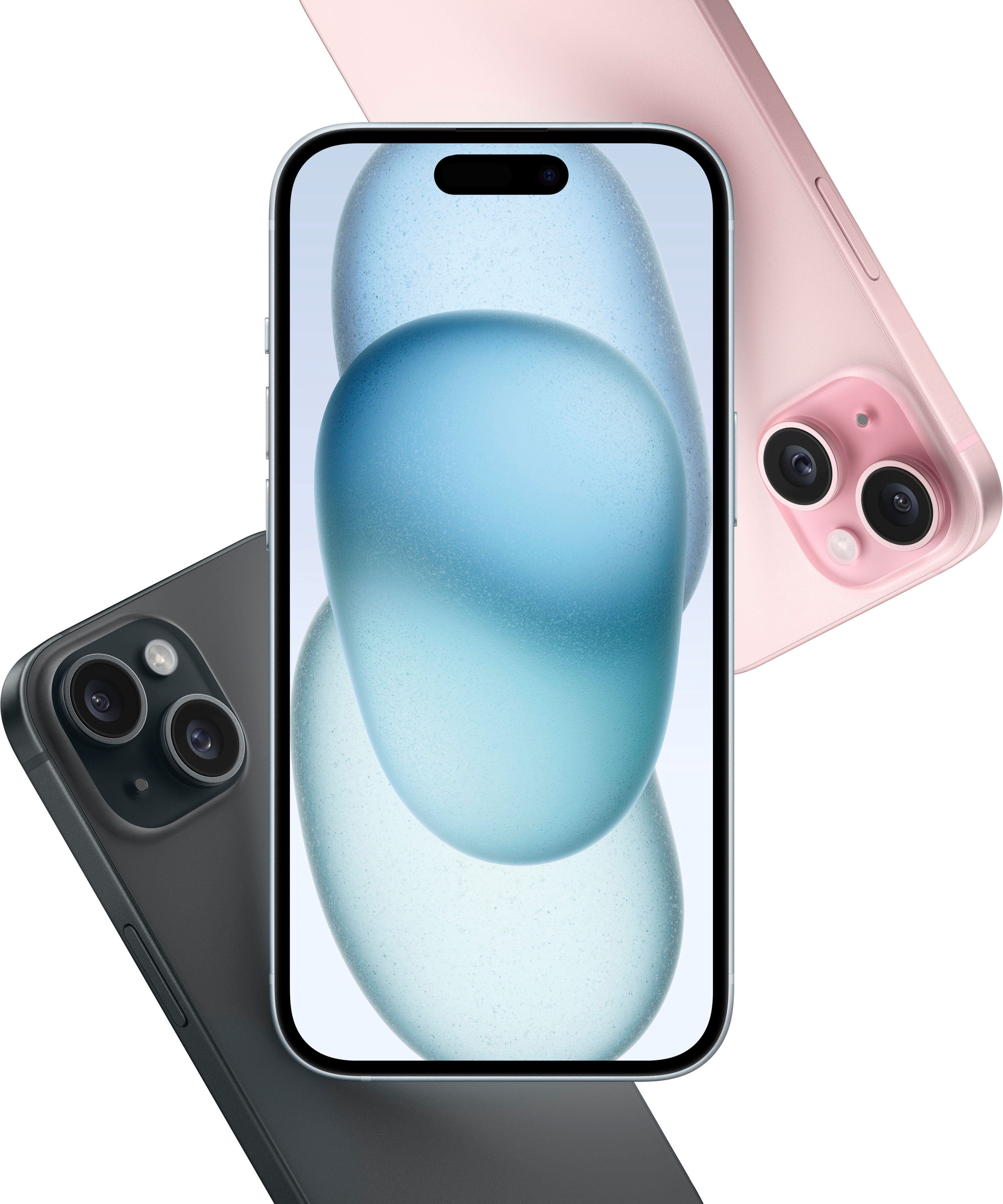 Apple iPhone 15 Plus 256GB Smartphone (17 cm/6,7 Zoll, 256 GB Speicherplatz, 48 MP Kamera)