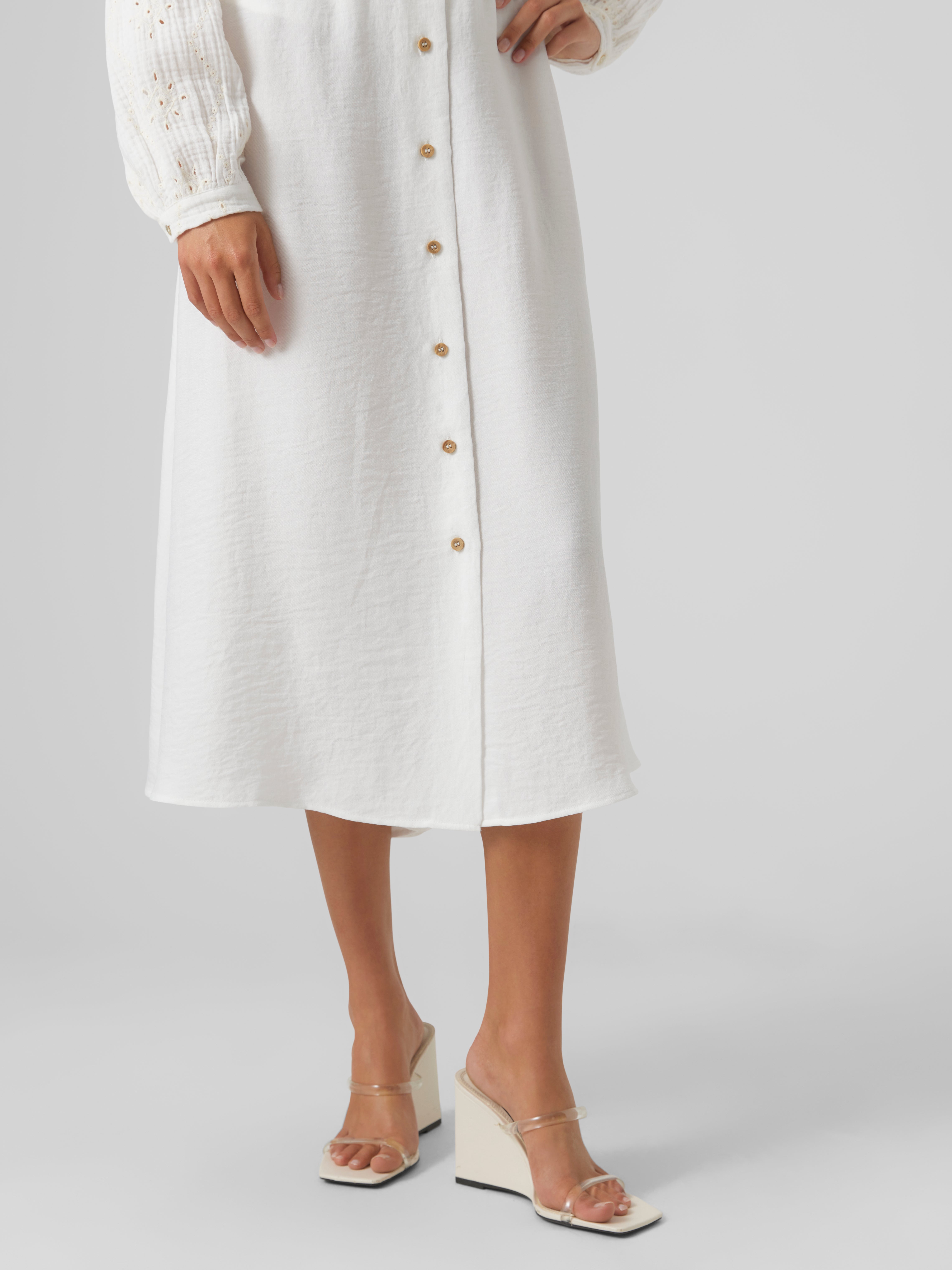 VMMELANEY Hohe Taille Langer Rock