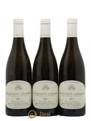 Meursault 1er Cru Charmes Henri Germain  2017 - Lot de 3 Bouteilles