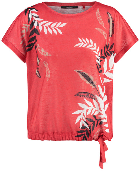 Legeres Shirt mit Saum-Tunnelzug