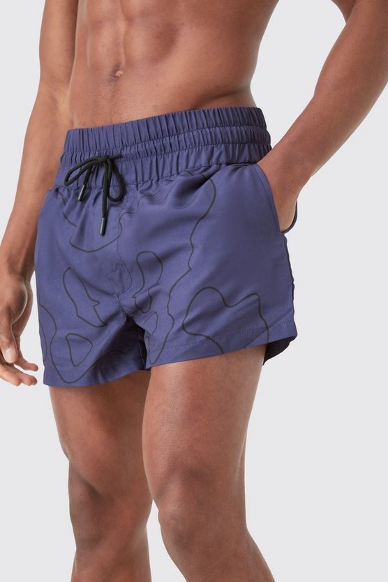 Skelett Fighter Badehose