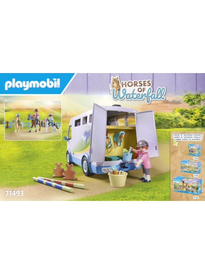 Playmobil Spielfigur Set Pferde von Waterfall - Mobile Reitschule, ab 3 Jahre günstig kaufen onesize