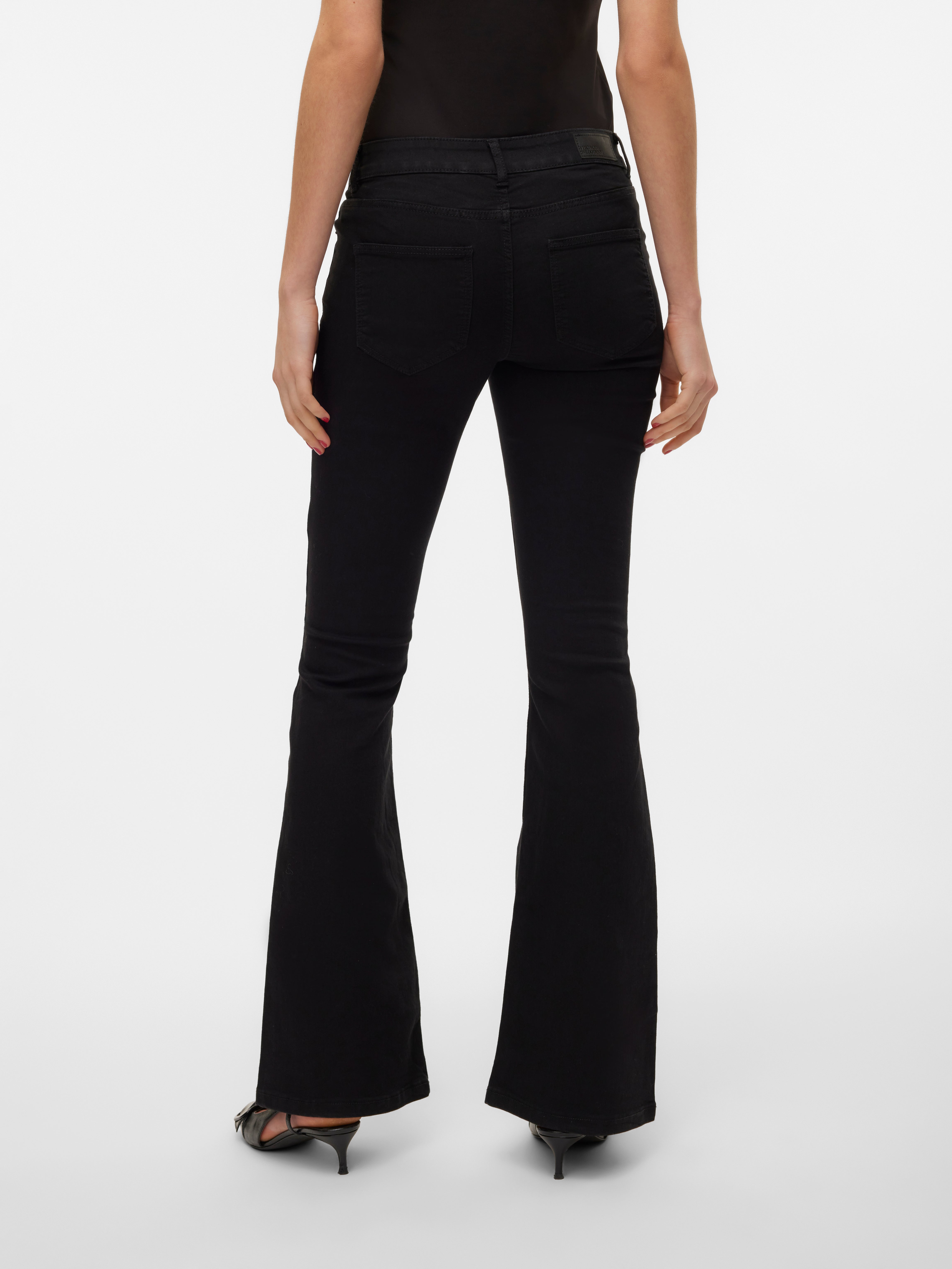 VMSIGI Niedrige Taille Ausgestellt Jeans
