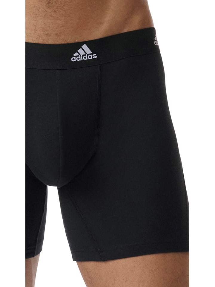 adidas 3er-Set: Boxershorts in Schwarz/ Blau günstig kaufen