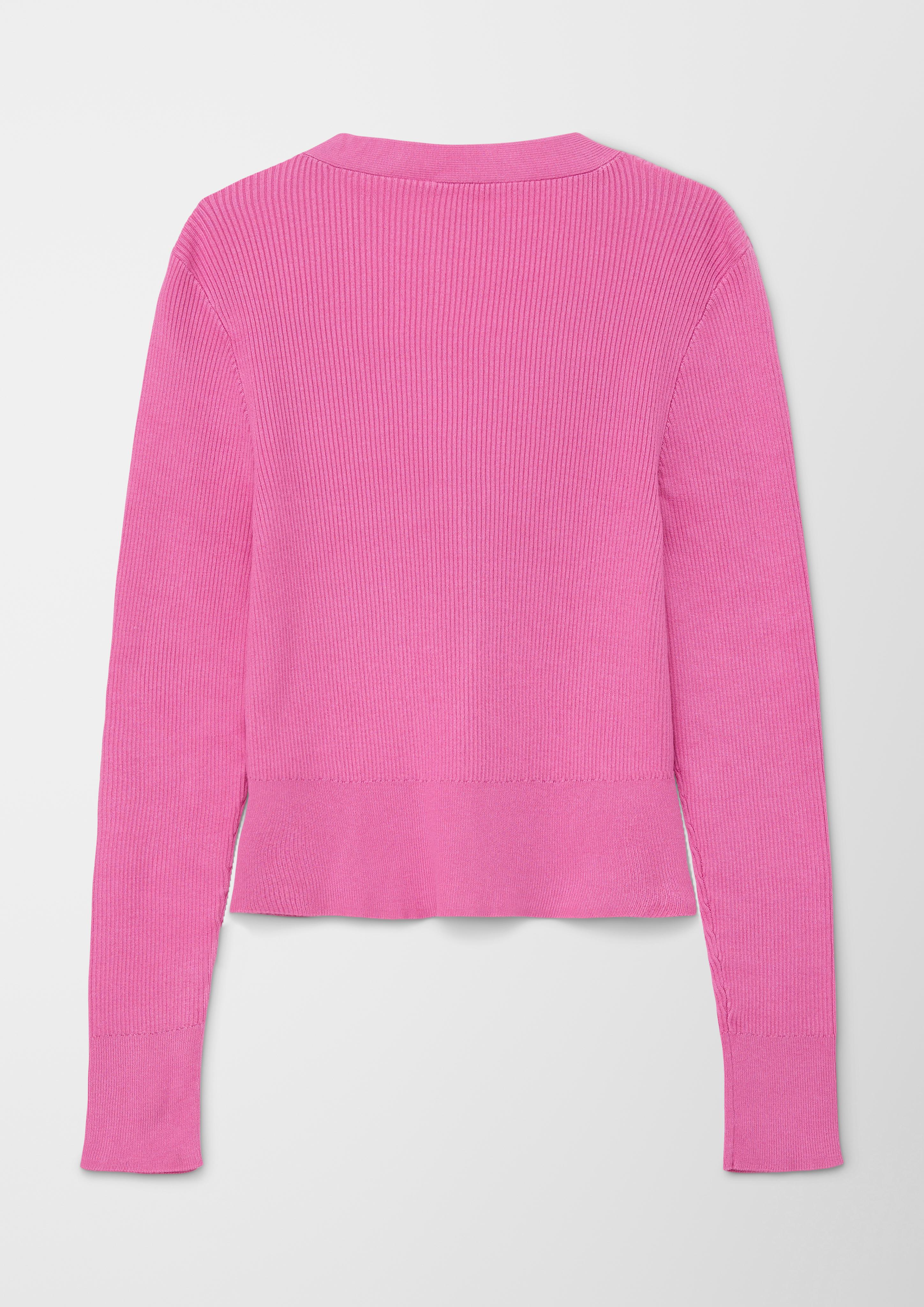 Strickjacke aus Viskosemix  2130447-4451