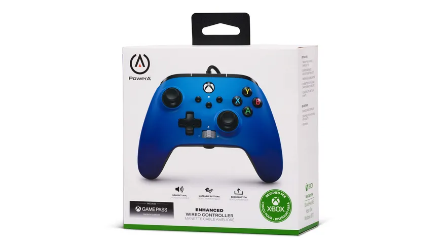 PowerA Enhanced Wired Controller für Xbox Series X|S - Sapphire Fade
