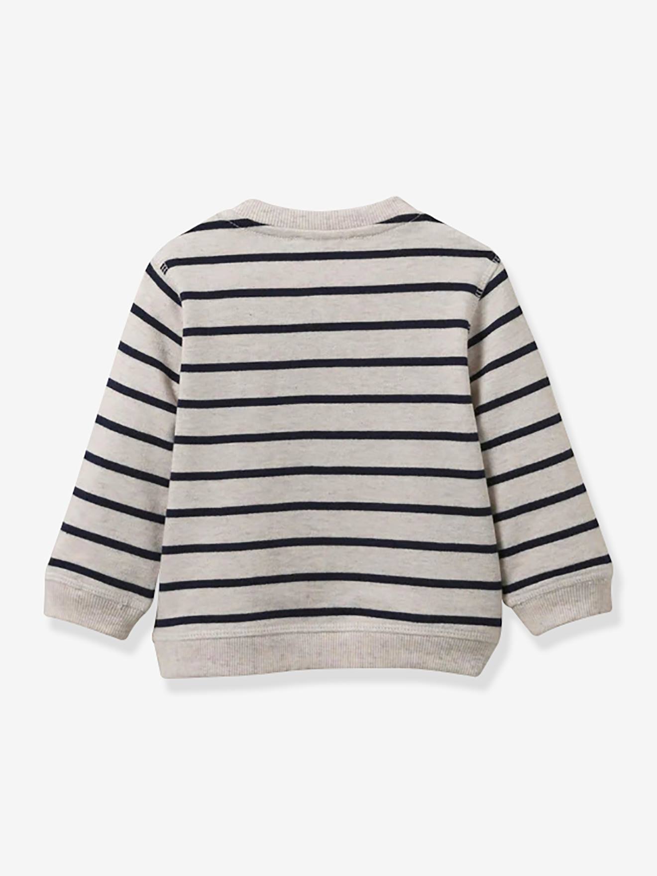 Cyrillus Baby Sweatshirt CYRILLUS, Bio-Baumwolle - marine gestreift