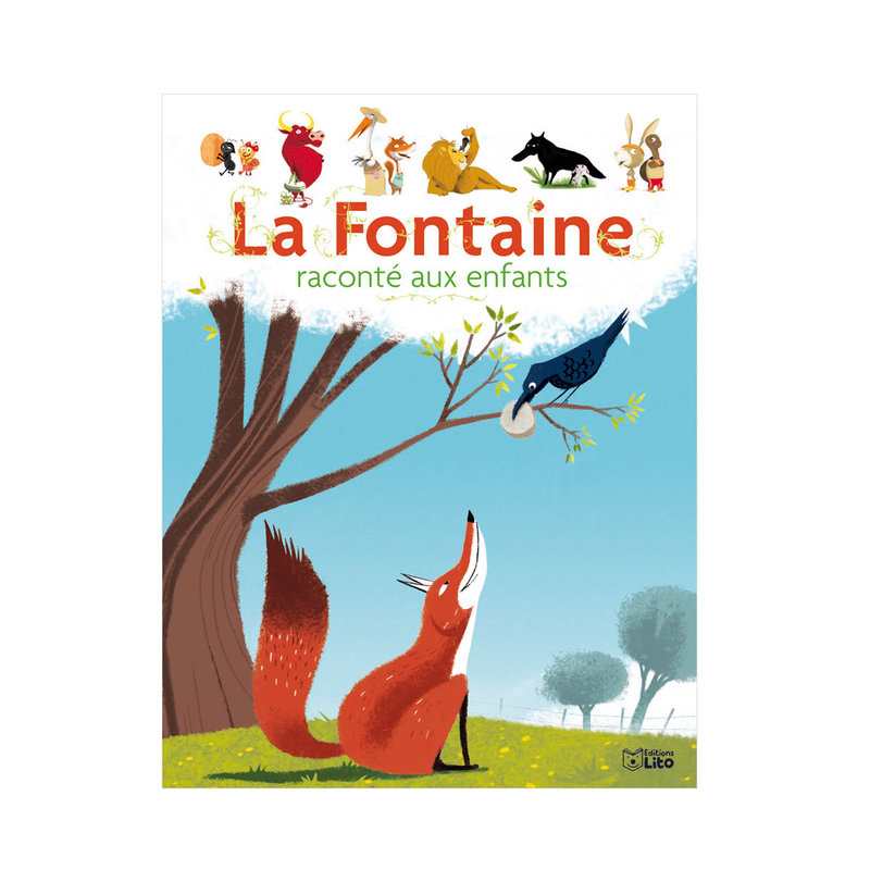 Livre La Fontaine raconté aux enfants - Lito