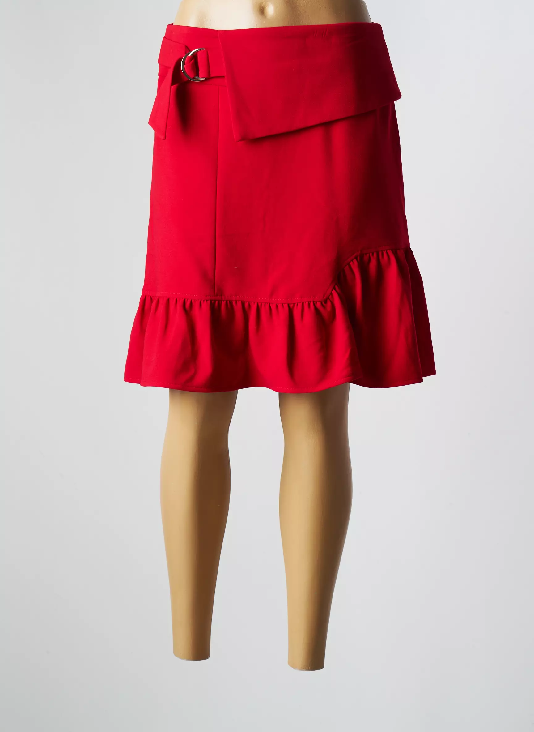 Symbiose Jupes Mi Longues Femme couleur rouge