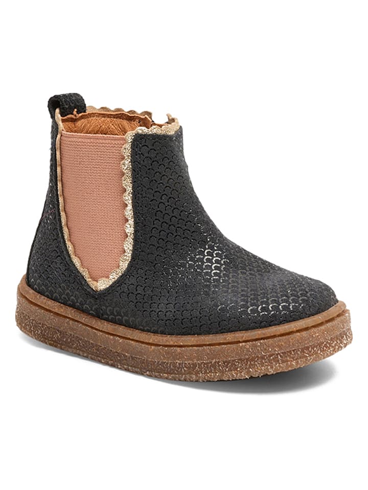 bisgaard Leder-Lauflernschuhe in Dunkelblau günstig kaufen