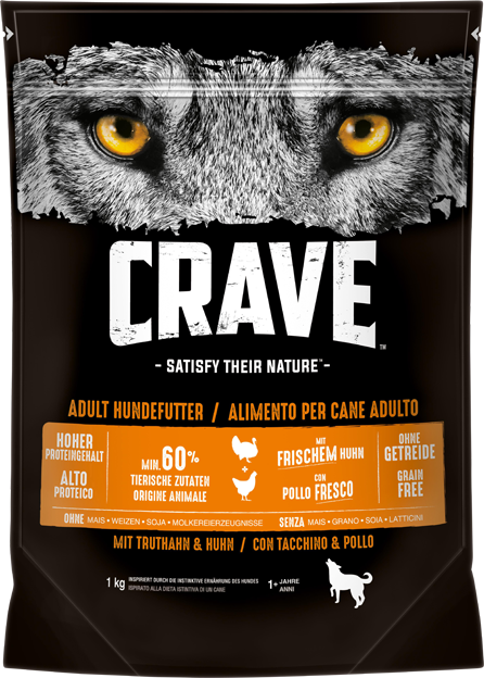 Crave Hundefutter mit Truthahn & Huhn