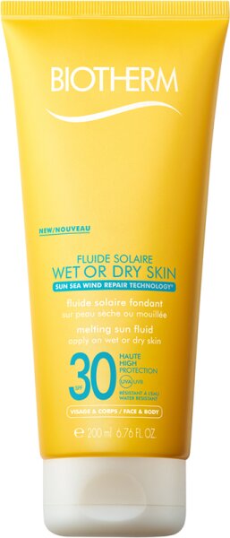 Biotherm Fluide Solaire Wet or Dry Skin Sonnencreme