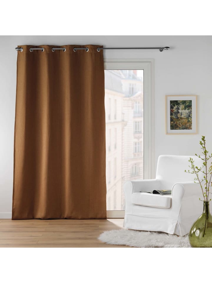 Douceur d’Intérieur Verdunkelungsvorhang in braun günstig kaufen onesize