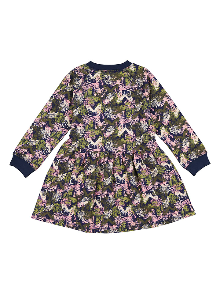 lamino Sweatkleid in Dunkelblau/ Khaki günstig kaufen