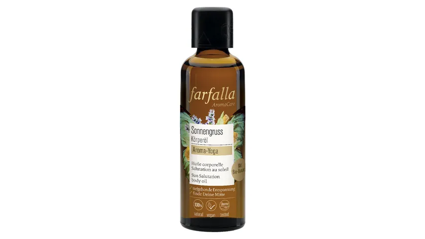 Farfalla Aroma-Yoga Benzoe Sonnengruss Körperöl 75 ml