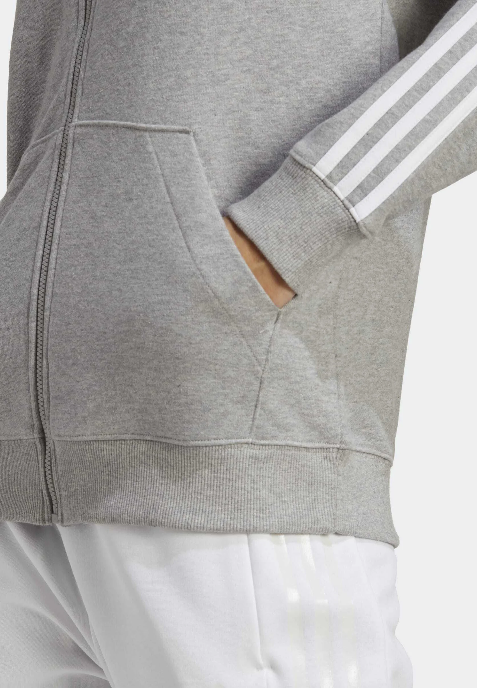 adidas Sportswear ESSENTIALS 3-STRIPES REGULAR FULL-ZIP - Sudadera con cremallera