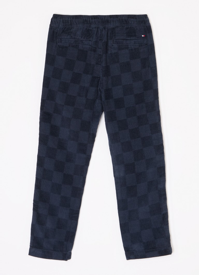 Pantaloni drepți din catifea reiată Tommy Hilfiger