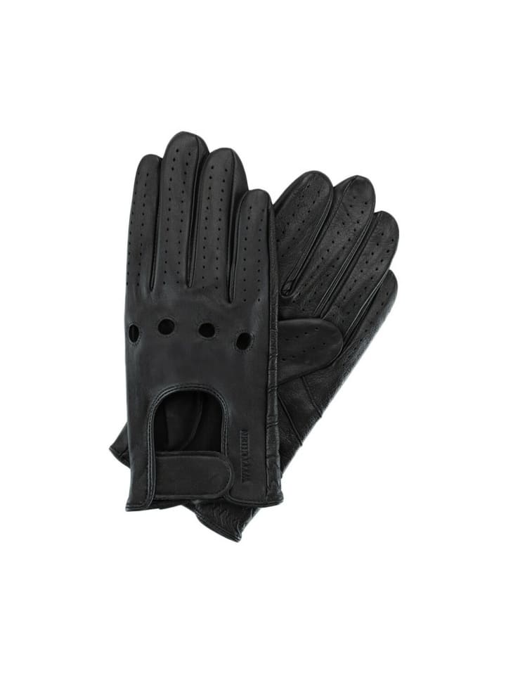 Wittchen Leder Handschuhe in Schwarz in Black günstig kaufen M