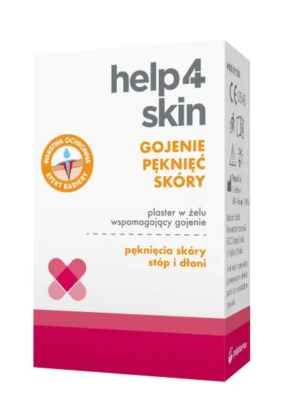 Help4Skin за зарастање пукотина на кожи, гел фластер који подржава зарастање