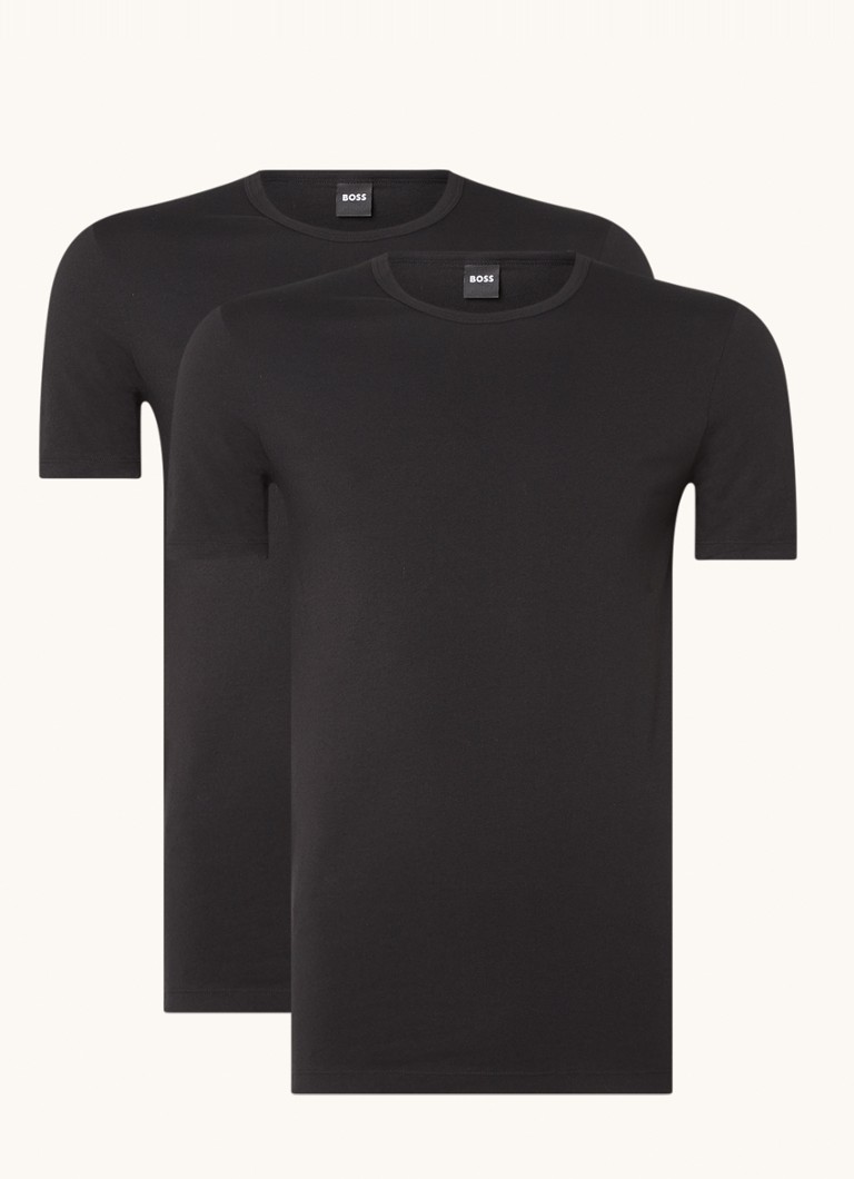 HUGO BOSS -t-paita, jossa stretch-kangasta, 2 kpl pakkaus