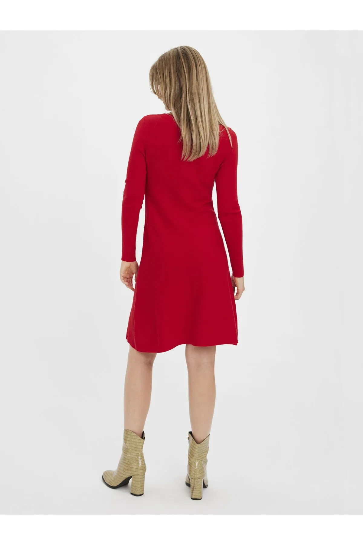 Vero Moda  Strickkleid VMNANCY LS BOATNECK DRESS GA BSO
