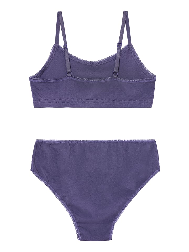 Buffalo Set: Bustier in lila / dunkelrot günstig kaufen