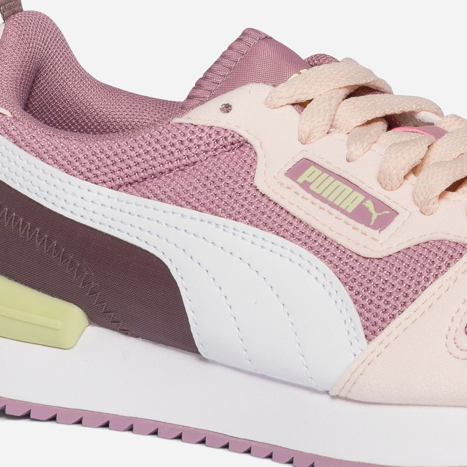 Tennis PUMA rose, lilas, prune et vert