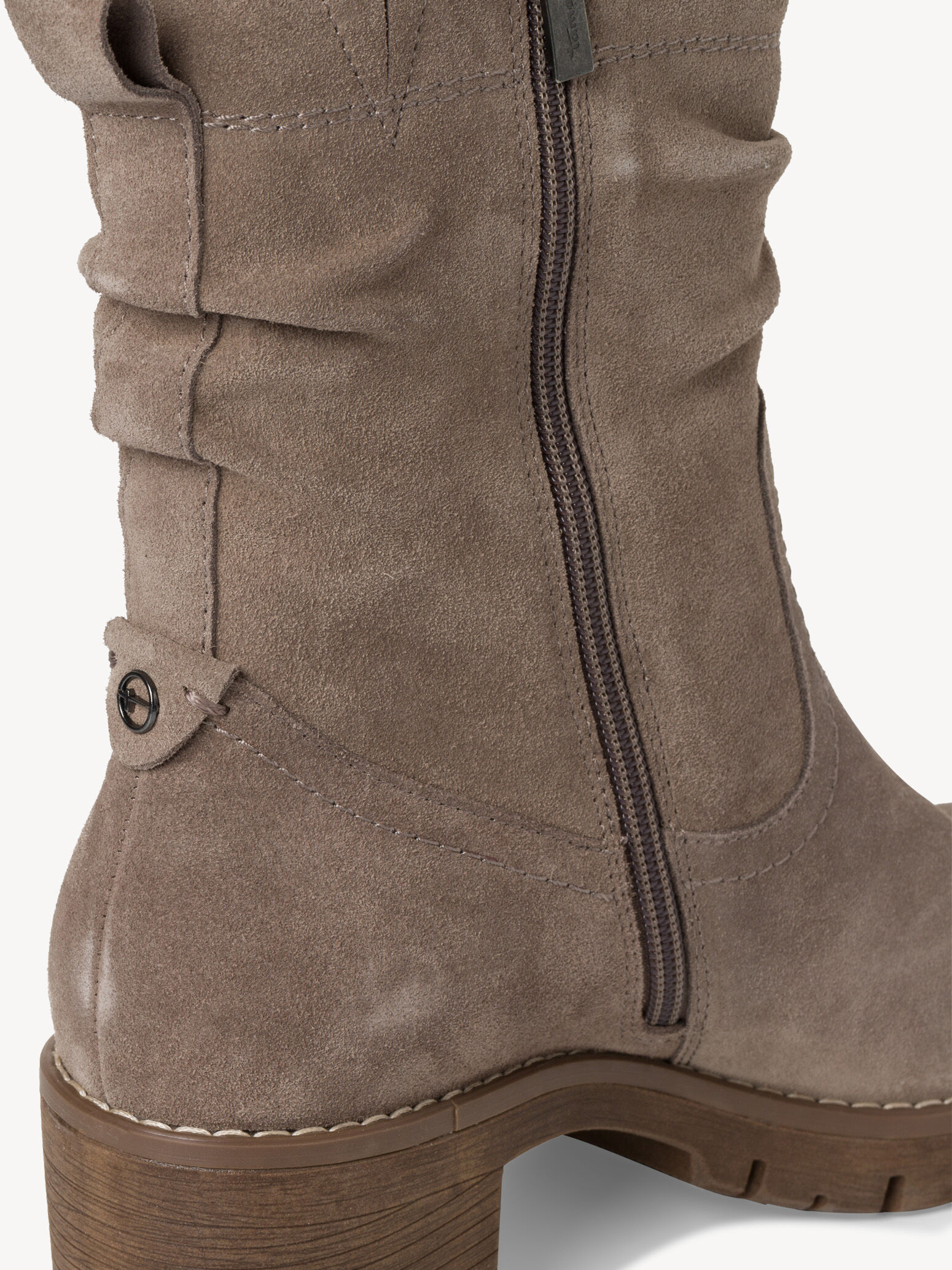 Bottine en cuir - marron