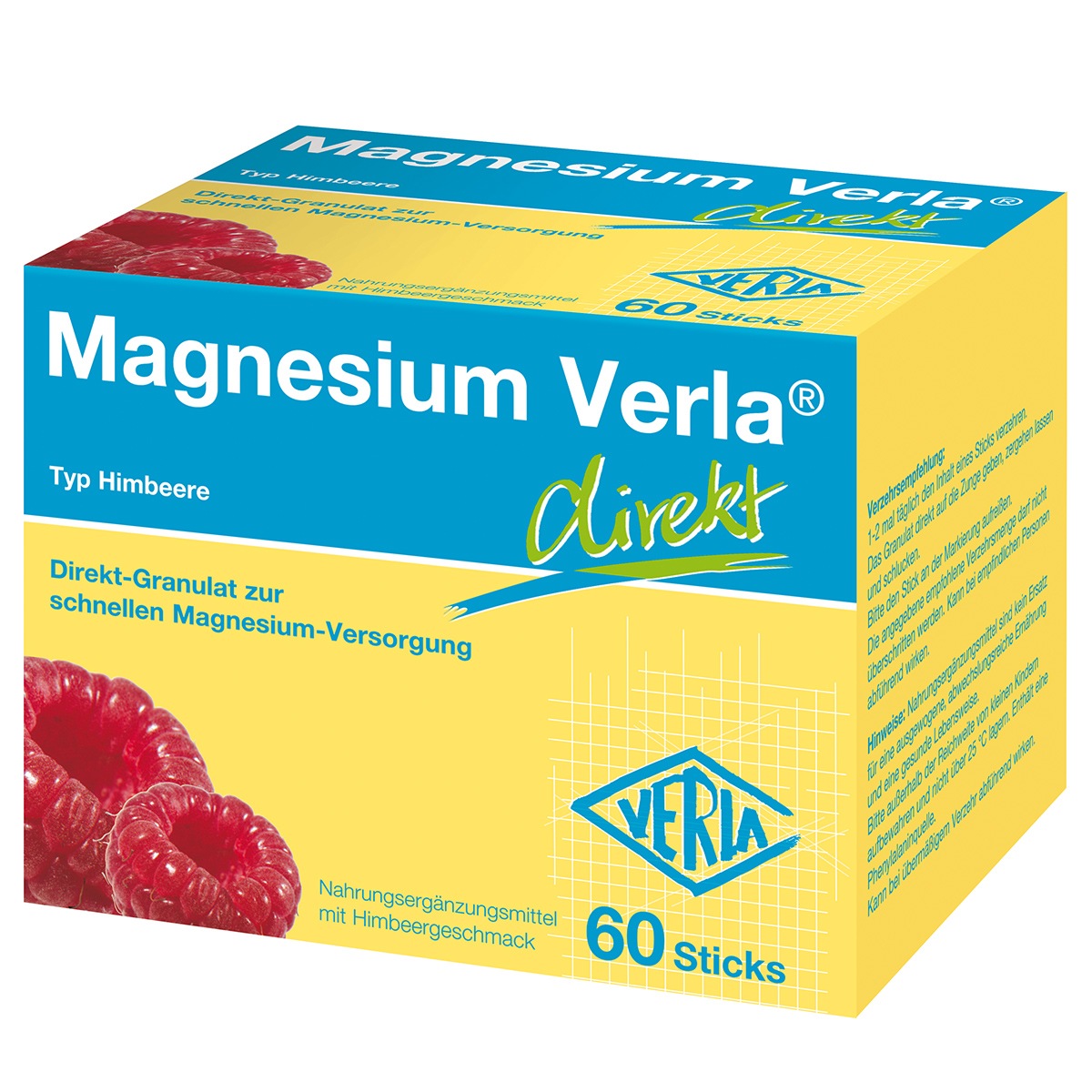 MAGNESIUM VERLA direkt Granulat Himbeere