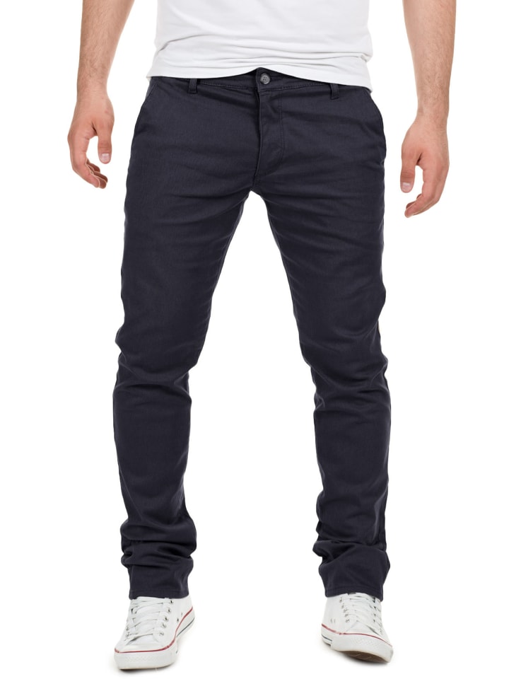 Yazubi Chinohose Dustin in Navy günstig kaufen