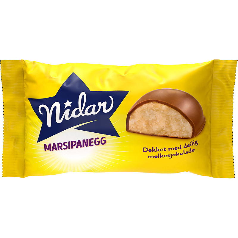 Nidar Marsipanegg 57 g m/sjokolade Nidar