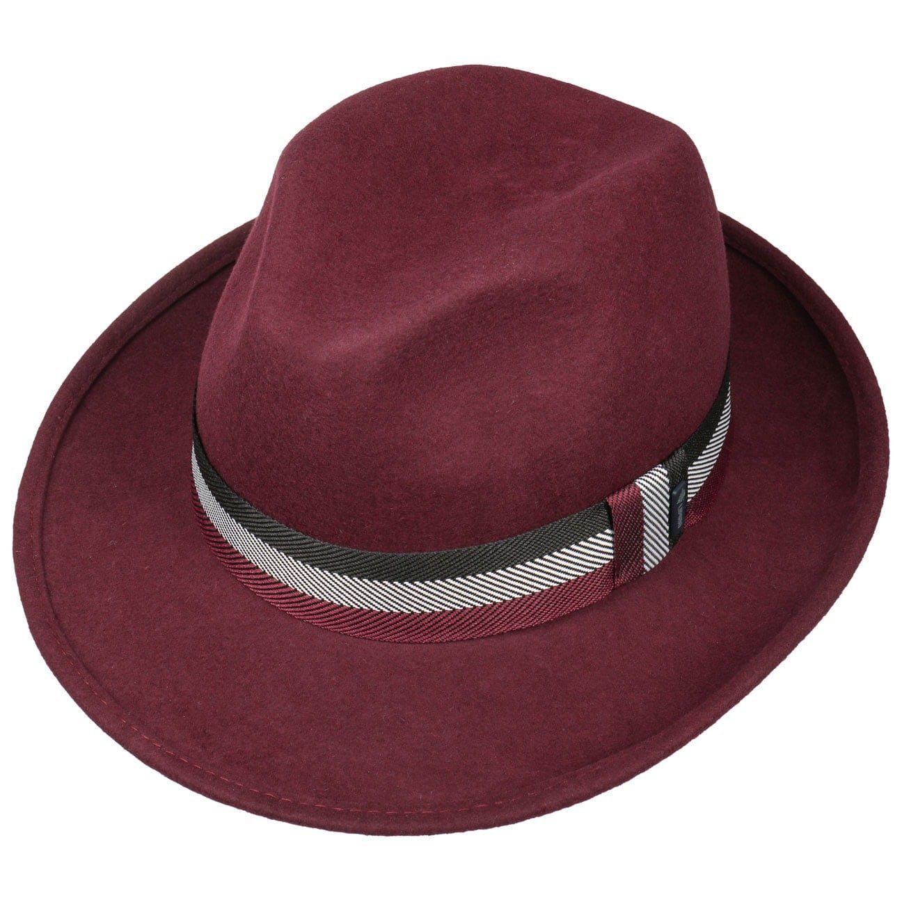 Lipodo Filzhut (1-St) Wollfilzhut mit Ripsband, Made in Italy