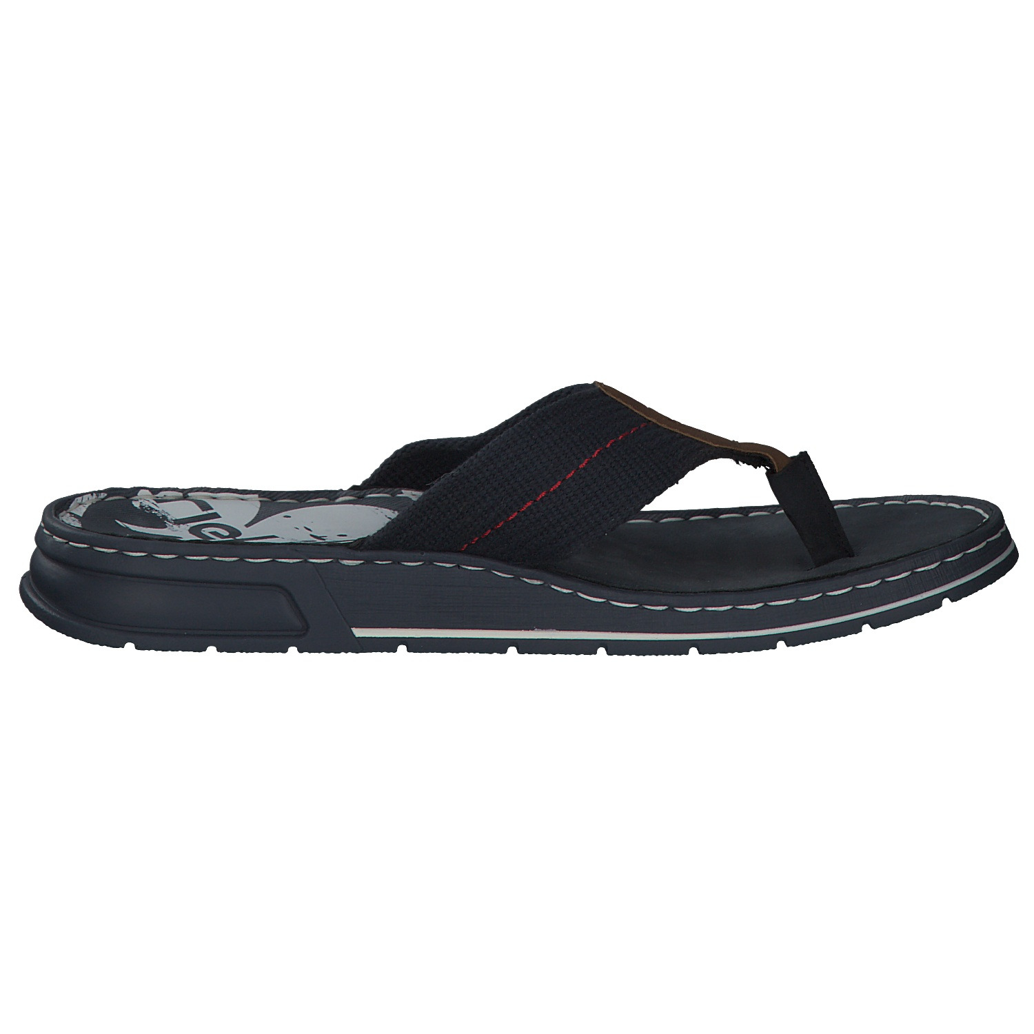 Rieker 21280, Zehentrenner, Herren, Blau