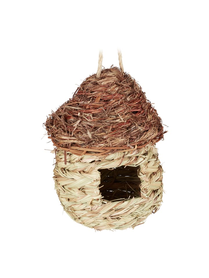 relaxdays Vogelnest für Käfig in Natur - (B)17 x (H)22 x (T)15 cm günstig kaufen onesize