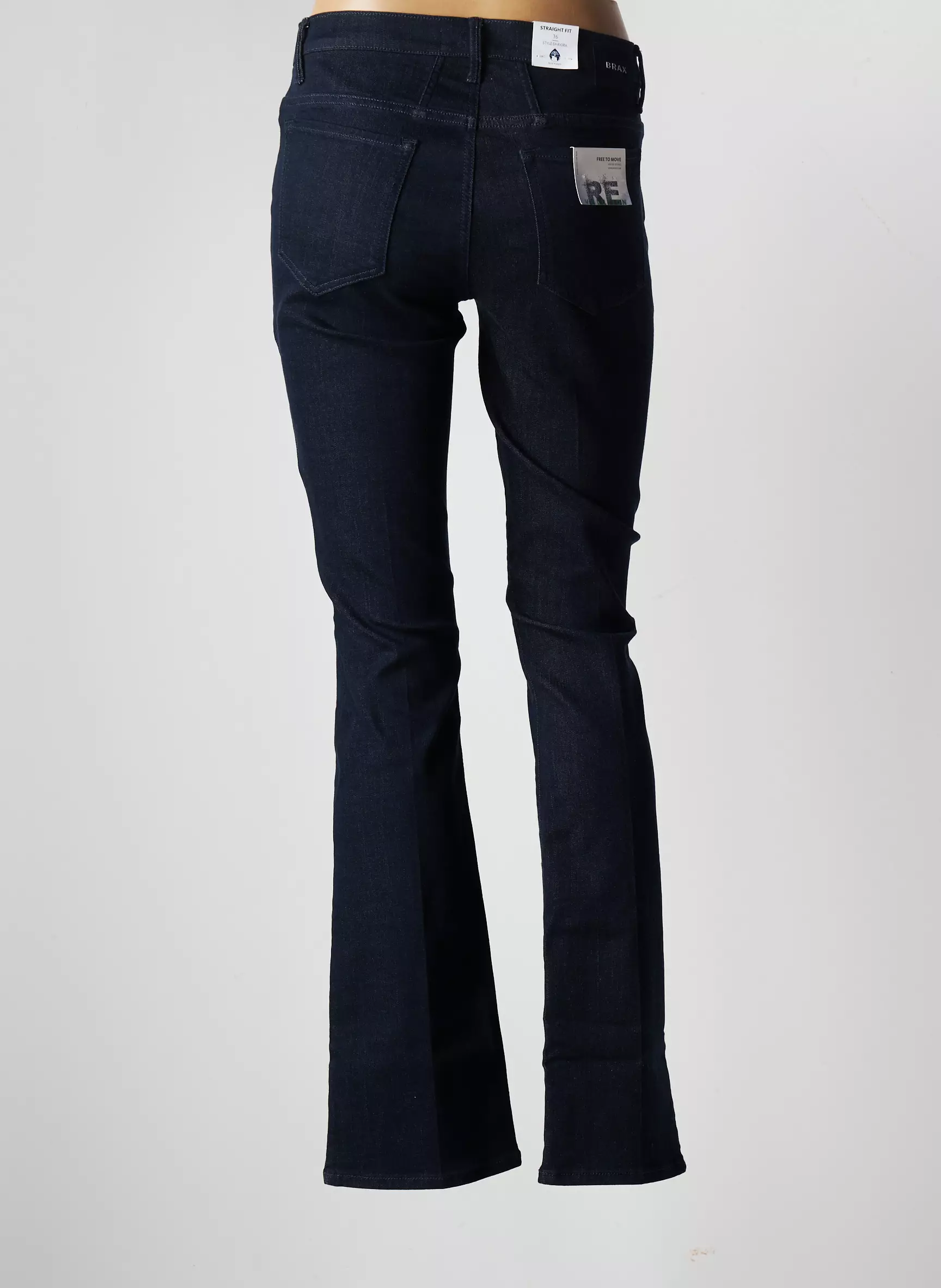 Brax Pantalons Flare Femme couleur bleu