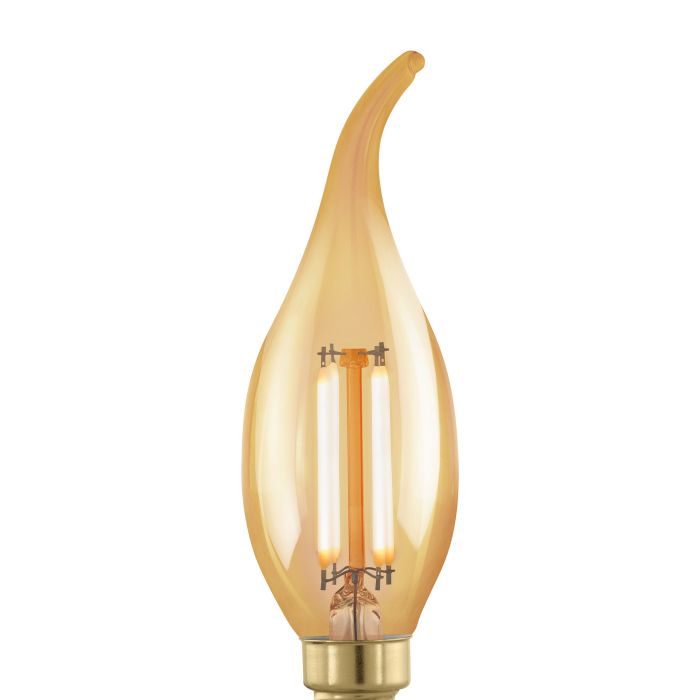 EGLO E14 LED Filament Leuchtmittel Kerze Amber