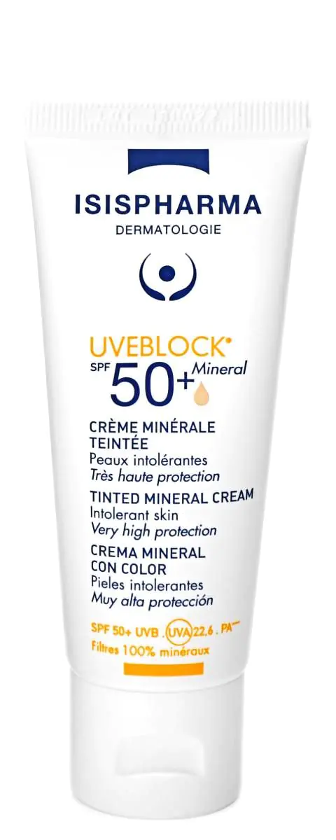 Isispharma Uveblock SPF50+ - Farvende mineralcreme 40ml