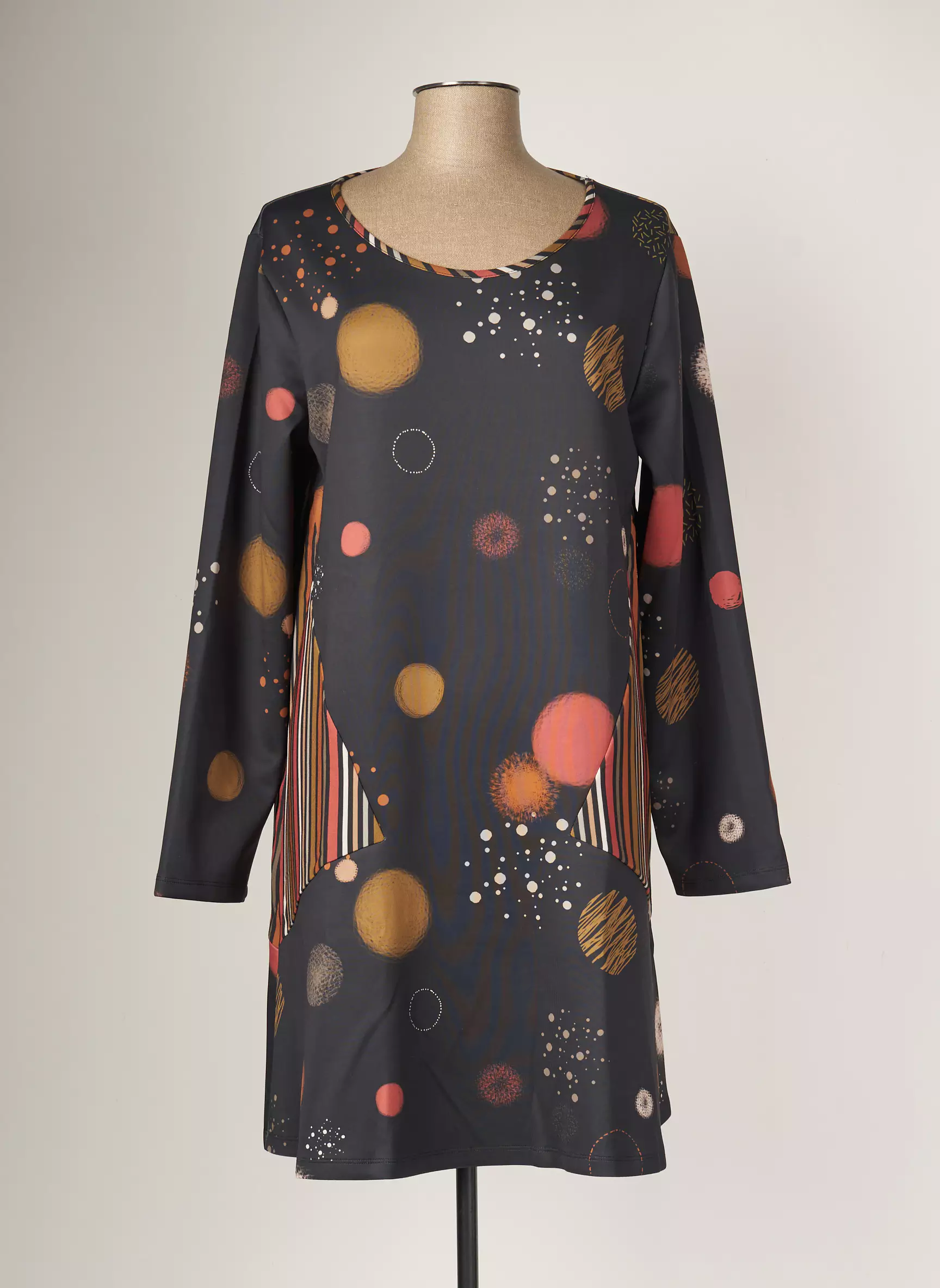 G Oze Robes Mi Longues Femme couleur noir