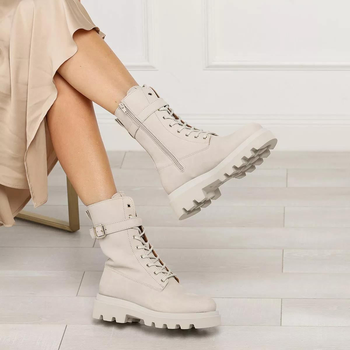 TORAL Stiefeletten weiss Biker Boot