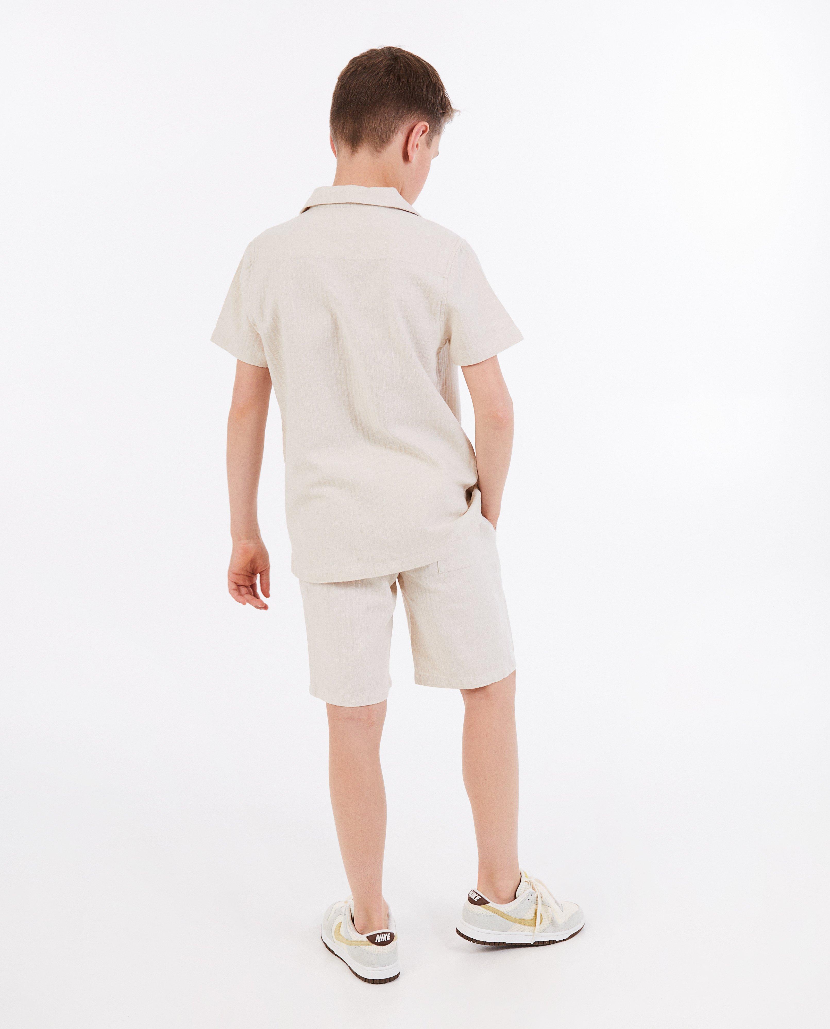 Pantaloni scurți I AM cu in, 7-14 ani bej
