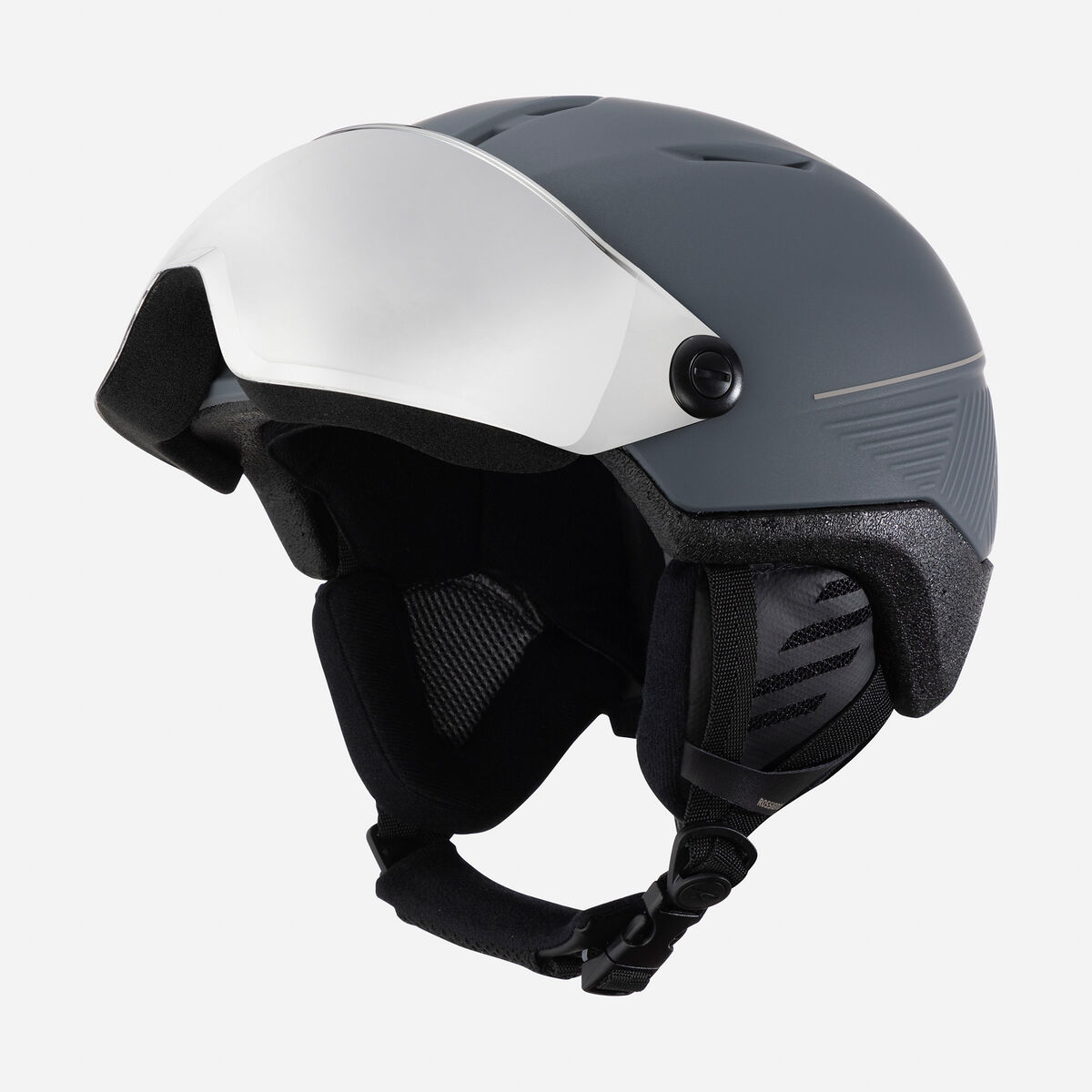 Photochromer Skihelm Grau Rossignol Fit Visor IMPACTS