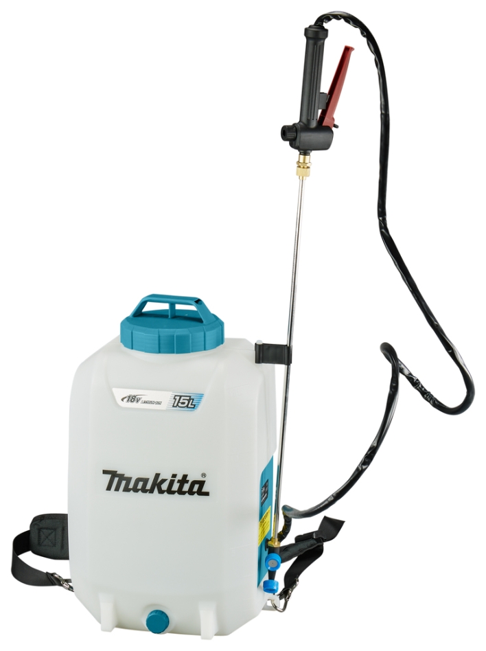 Pulvérisateur à pression dorsal sans fil Makita DUS158Z, 15 litres, 18 volts (batteries et chargeur non inclus).