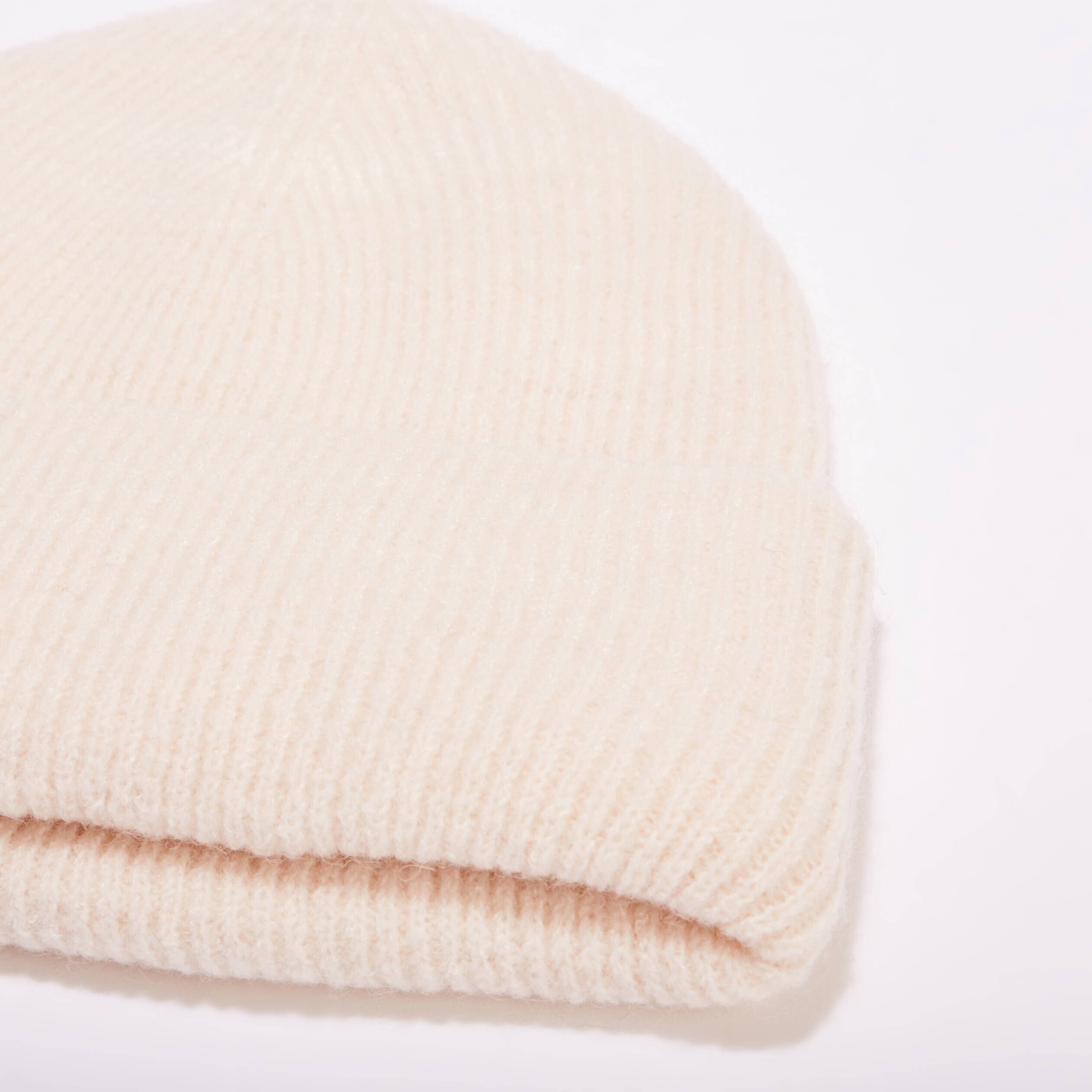 Bonnet tricoté côtelé sable femme | Cache Cache