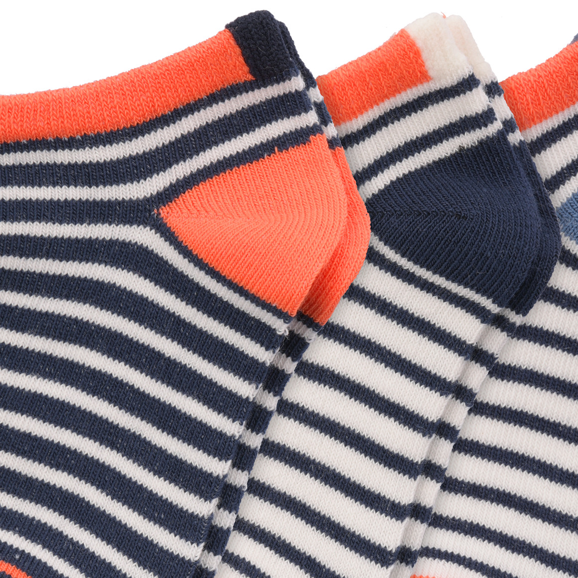 3 Paar Baby Sneaker-Socken mit Streifen