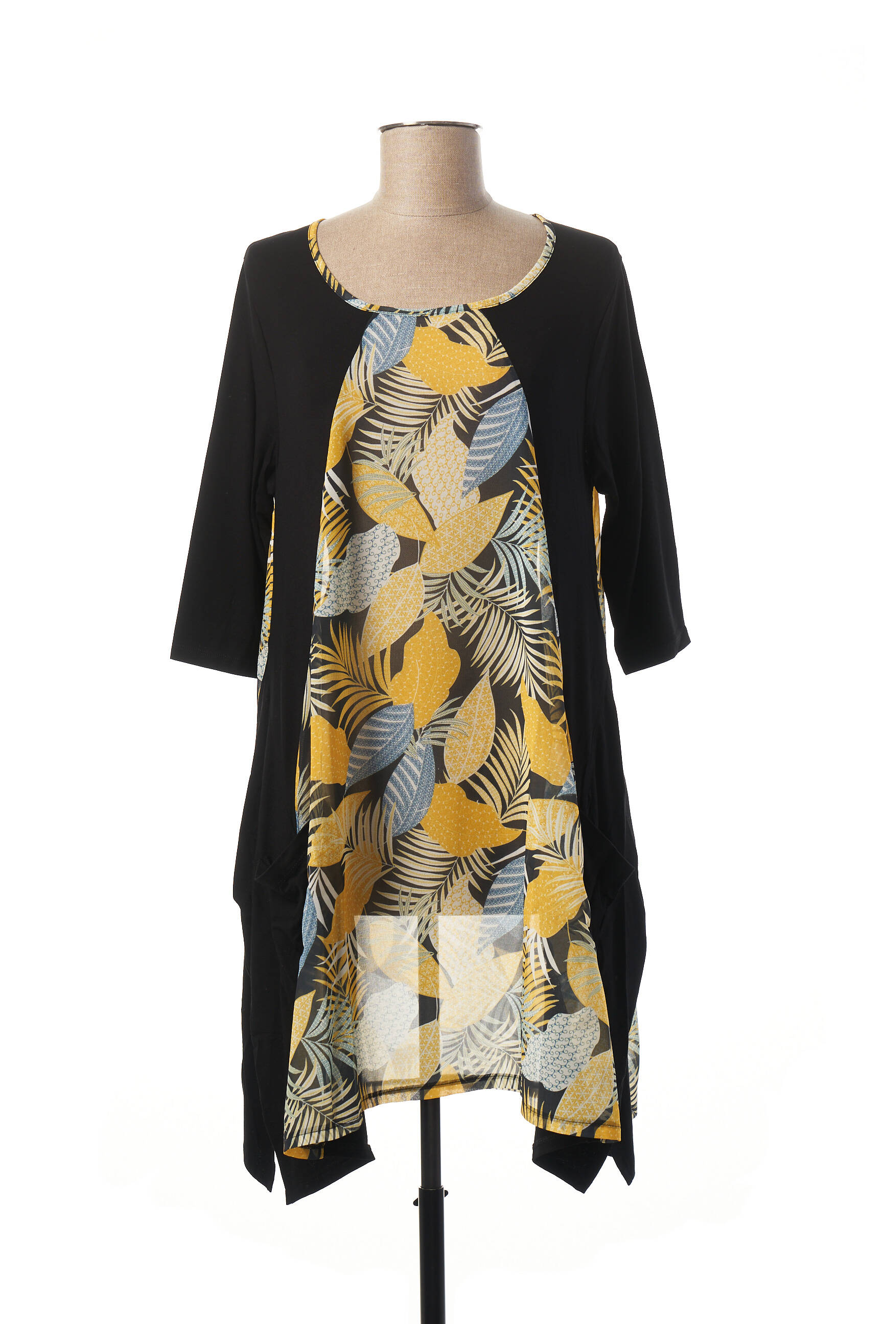 G Oze Tuniquemanchelongue Femme couleur jaune